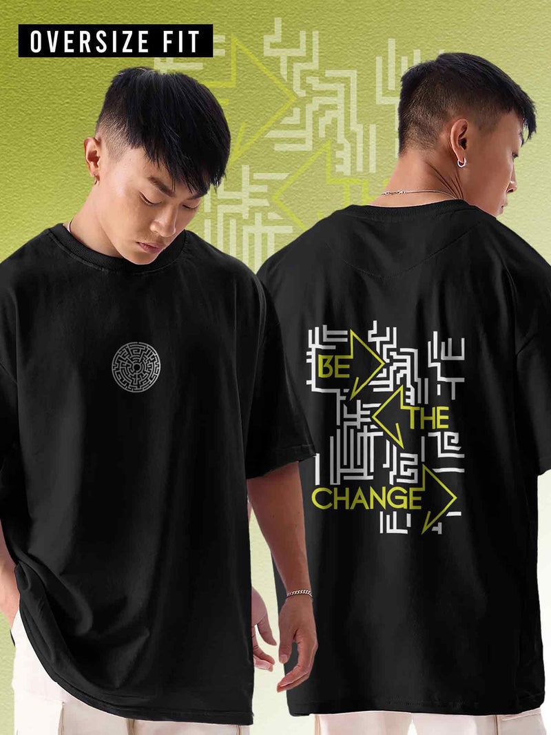 Relaze-Oversized Tshirt Maze Printing Design 1