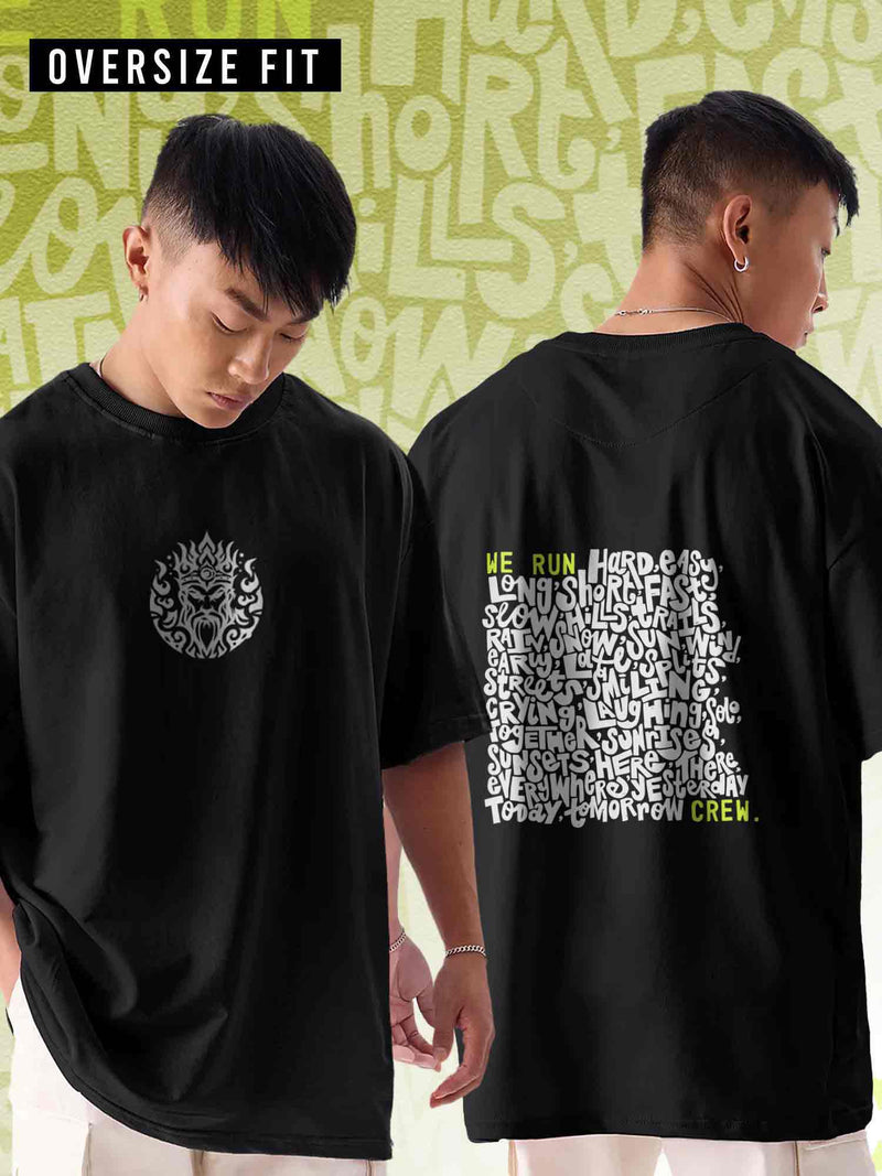 Relaze-Oversized Tshirt Maze Printing Design 2