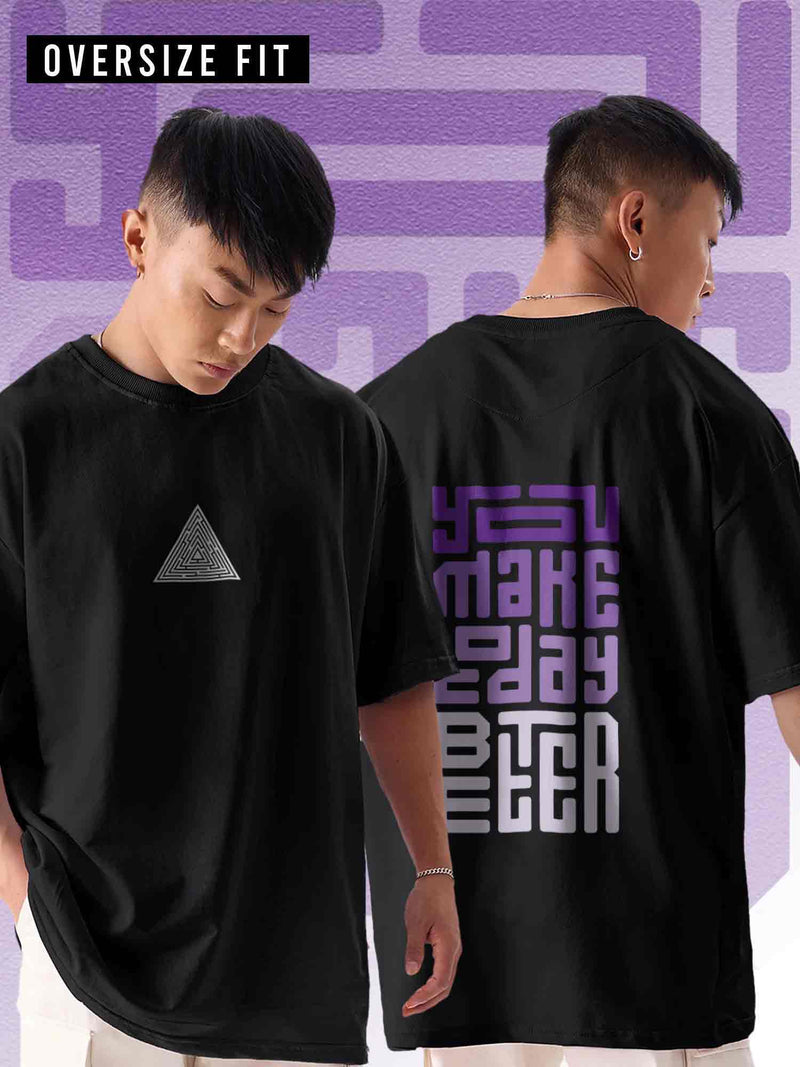 Relaze-Oversized Tshirt Maze Printing Design 3